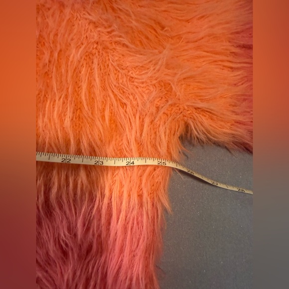 Sadie & Sage Two Toned Pink Fuzzy Cardigan Large - Picture 4 of 9